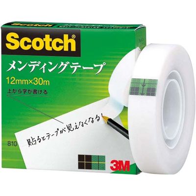 スコッチ　メンディングテープ小巻　12mm×30m　810-1-12