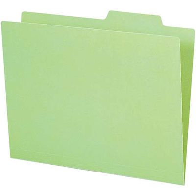 個別フォルダー　再生紙100%　A4緑　10枚　A4-RIFN-G