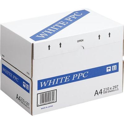 WHITE　PPC　A4　1箱(500枚×5冊)　WP-A4-K