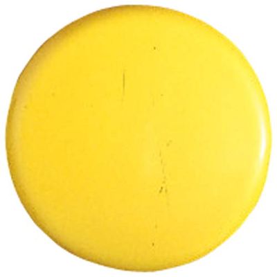 カラーマグネット　直径30mm　5個入　黄　マク-30NY