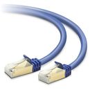 LANケーブル　CAT7対応　爪折れ防止　0.5m　メタリックブルー