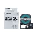 テプラ　PROテープ　透明ラベル　36mm　黒文字　ST36K