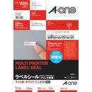 ラベルシール　マット紙・ホワイト　ネーム・表示用　A4　150面　四辺余白角丸　100枚