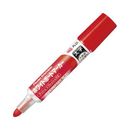 ホワイトボードマーカー　ノックル　太字丸芯　赤　EMWL5W-B