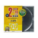 CD　DVDスリムプラケース　2枚収納　10パック　クリア