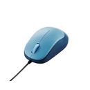 BlueLEDマウス　EPRIM　有線　3ボタン　ブルー
