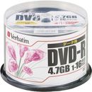 DVD-Rデータ用　16倍速　インクジェットプリンタ対応　50枚SP　DHR47JPP50