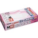 調理用ビニール使いきり手袋　粉無　M　100枚入