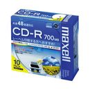 CD-Rデータ用　48倍速　インクジェットプリンタ対応　10枚P　CDR700S.WP.S1P10S