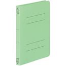 フラットファイルV樹脂とじ具　B6縦　緑　10冊　フ-V13G×10
