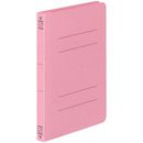 フラットファイルV樹脂とじ具　B6縦　桃　10冊　フ-V13P×10