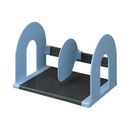 ブックスタンド　幅320　仕切板可動式　ブルー　BS-121B