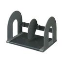 ブックスタンド　幅320　仕切板可動式　ダークグレー　BS-121DM