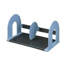 ブックスタンド　幅420　仕切板可動式　ブルー　BS-122B