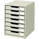 レターケーススチール引き出しタイプA4縦　片引7段　LC-7M