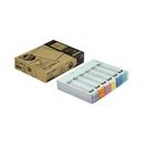 カラー仕切カード　A4縦　2穴　6山　50組