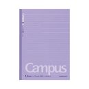 キャンパスノートドット罫　セミB5紫7mm　1冊　ノ-3CAT-V
