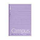 キャンパスノートドット罫　セミB5　紫6mm　1冊　ノ-3CBT-V