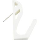 インテリアピンフック　耐荷重2kg　3本入　DMH-2-WH