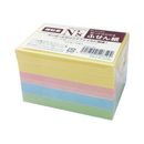 N’s強粘着ふせん　75×50　パステル　5冊入　KNSF-02