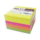 N’s強粘着ふせん　75×75　ネオン　5冊入　KNSF-06