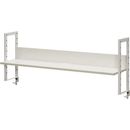 ワーキングデスク上置棚　幅1200用ホワイト