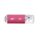 キャップ式USBメモリ　B02　8GB　ピンク　SPJ008GU3B02P