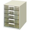 レターケース透明プラスチック引き出しB4　深型5段　LC-BG205M