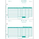 納品書　A4タテ2面　500枚　BP0105