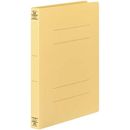フラットファイルW<厚とじ>　A4縦　黄　10冊　フ-W10NY×10