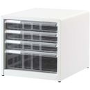 アバンテV2レターケース浅3段深1段ホワイト　AL-44-シロ