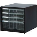 アバンテV2レターケース浅3段深1段ブラック　AL-44クロ