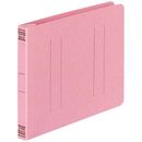 フラットファイルV樹脂とじ具　B6横　桃　10冊　フ-V18P×10