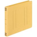 フラットファイルV樹脂とじ具　B6横　黄　10冊　フ-V18Y×10