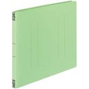 フラットファイルV樹脂とじ具　A4横　緑　10冊　フ-V15G×10