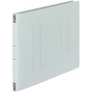 フラットファイルV樹脂とじ具　A4横　灰　10冊　フ-V15M×10