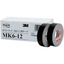 目かくし用テープ　黒　12mm×10m　6巻パック　MK6-12