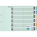 カラー仕切カード　A3横　6山　10組　シキ-113