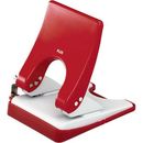 穴あけパンチ　フォース1/2　レッド　30枚あけ　PU-830A　RD