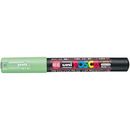 水性マーカー　ポスカ　極細　黄緑　PC1M.5