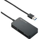 メモリリーダライタ　USB3.0対応　SD,microSD,MS,XD,CF対応　スリムコネクタ