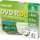 DVD-R　データ用(2層)　8倍速　インクジェットプリンタ対応　5枚P　DRD85WPE.5S
