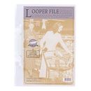 ルーパーファイル　背幅6mm　A4縦　乳白　F3006ニ