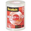 スコッチ　超透明テープS　小巻　12mm幅5巻　CCP1220-R5PN