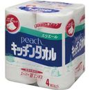 ピーチキッチンタオル　4ロール