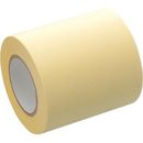 メモックロールテープ詰替用　再生紙　50mm幅　黄