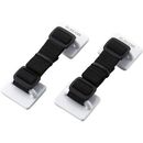 耐震ベルト　テレビ用　40インチ　まで対応　強力粘着　シールタイプ　2本入　固定器具　長さ調整可能