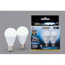 LED　E17　広配光25形　電球色　2個入