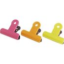 プラ目玉クリップ　桃橙黄　3個入　POPC-01P-TPOY