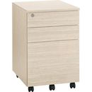 ワーキングデスク3段ワゴン　ナチュラル